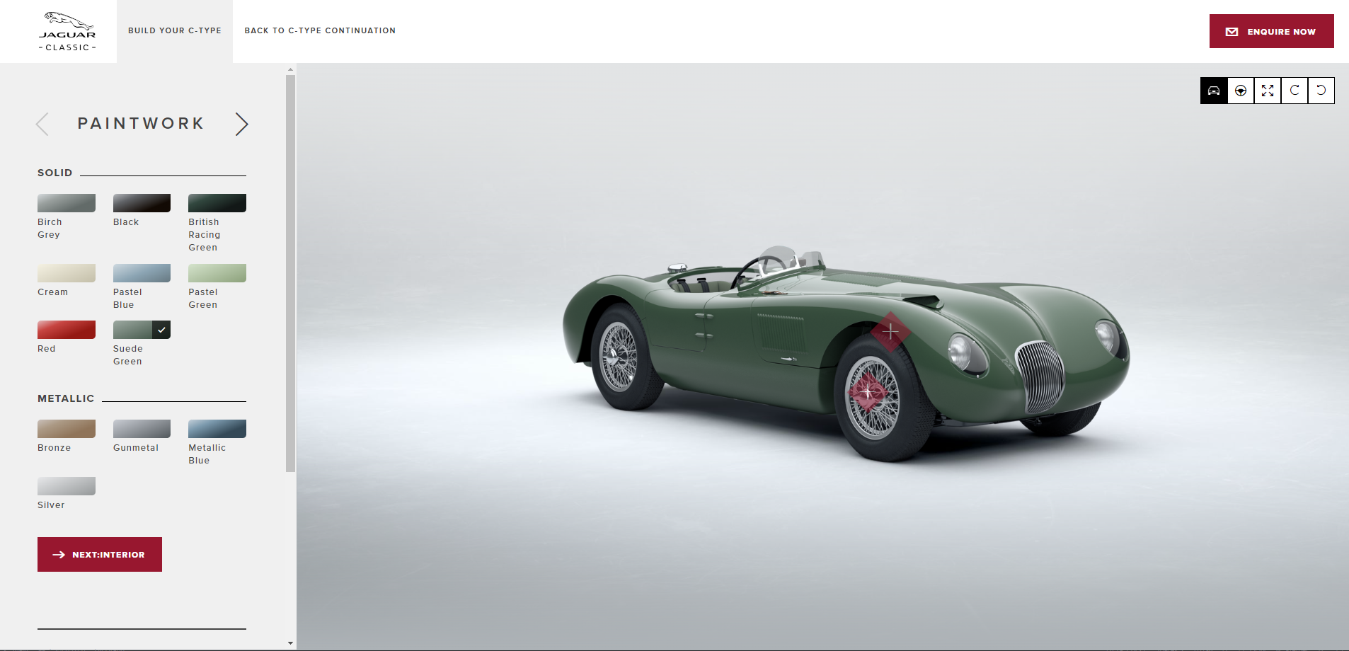 Jaguar C-Type Visualiser